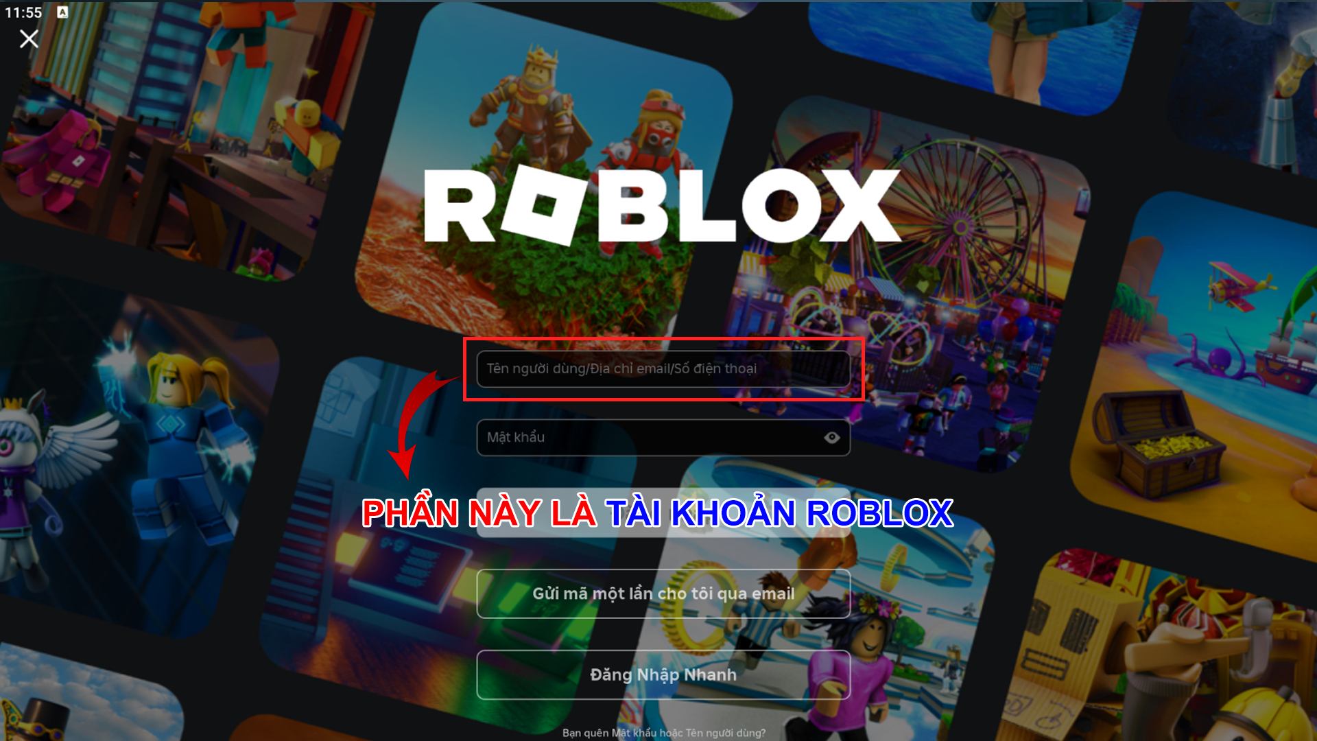 Hướng dẫn lấy UID Roblox